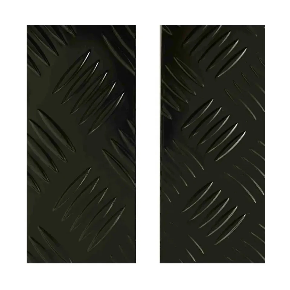 coloured Black aluminium Checker sheet coloured Black aluminium Checker sheet